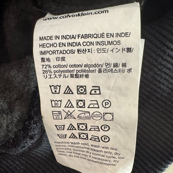 Calvin Klein Women's Pull Over Black and Gray 1/4 Zip Pullover Size Large - Picture 7 of 7